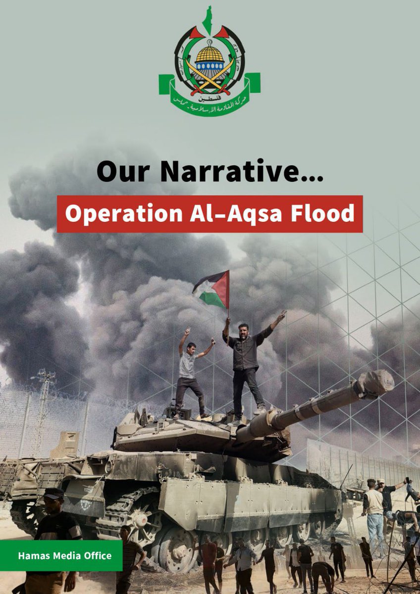 MyLordBebo's tweet image. 🇵🇸🇮🇱‼️🚨 Militants in Gaza release their narrative!

“The events of Operation Al-Aqsa Flood and responses to the Israeli allegations”

0/