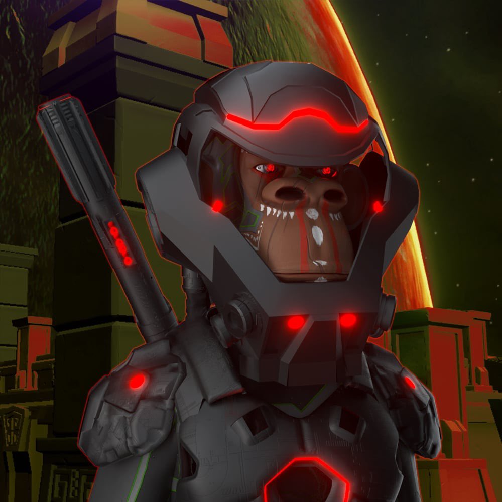 Booching12's tweet image. Thrilled for my first @MekaApe received for my first place finish in the holiday event with The Confluence!

This high powered ape with an artwork upgrade from @MattVegh lives in the sanctuary city collection 🎉

The confluence gaming ecosystem is free to download 🎮