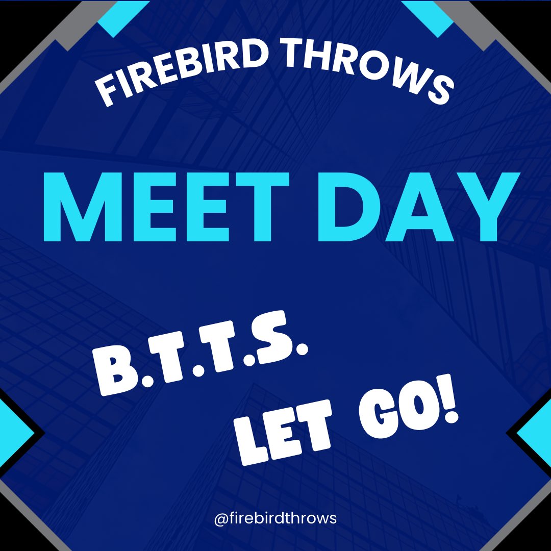 FirebirdThrows's tweet photo. It’s meet day 💪🏼 @FirebirdsXCTF https://t.co/99bAP4q1Hx