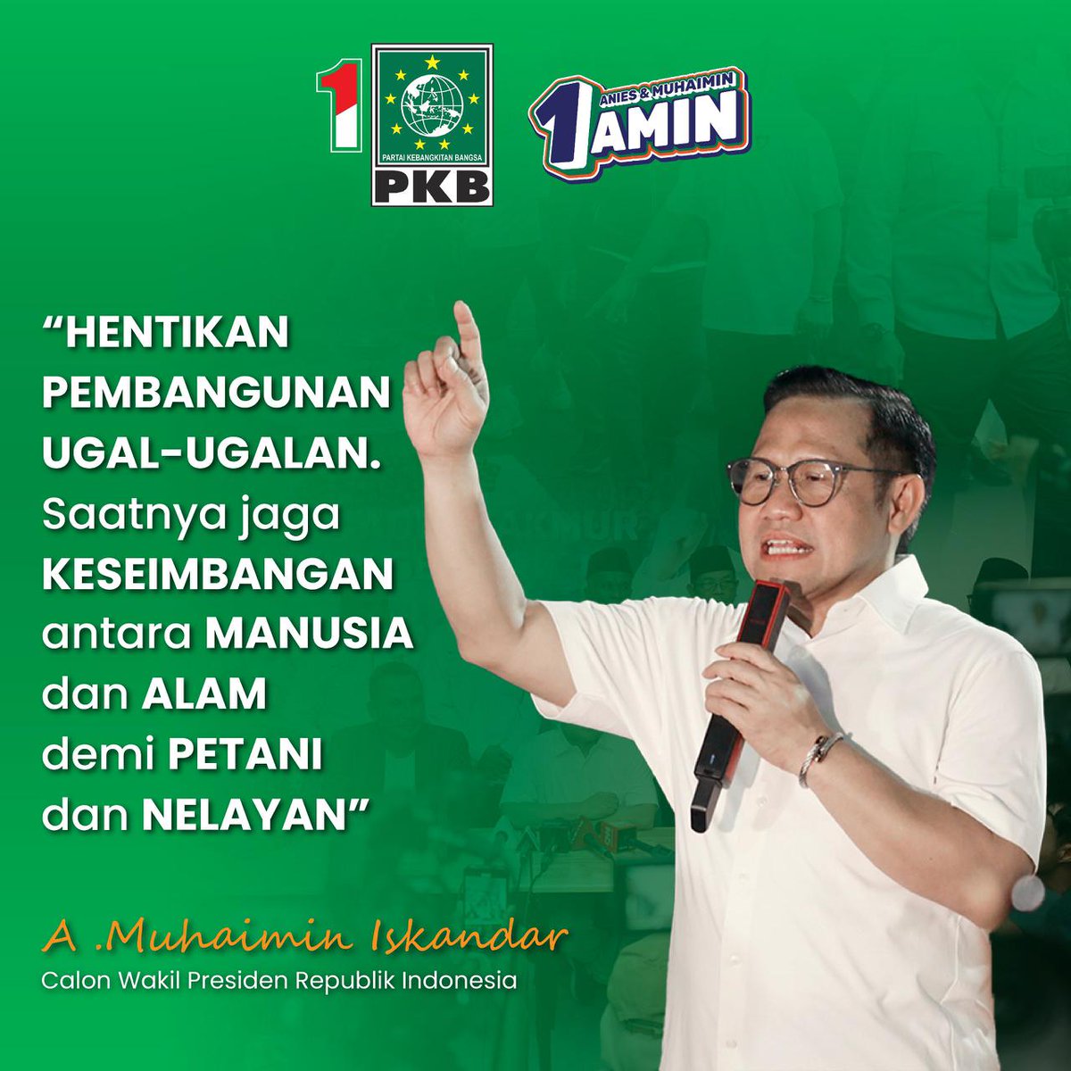 RidhoAgiJr's tweet photo. Ayo lawan rezim perusak lingkungan
#RezimPerusakLingkungan
#AMINAjaDulu
@aniesbaswedan
@cakimiNOW
AMIN satu putaran https://t.co/k3pm16HsZ3