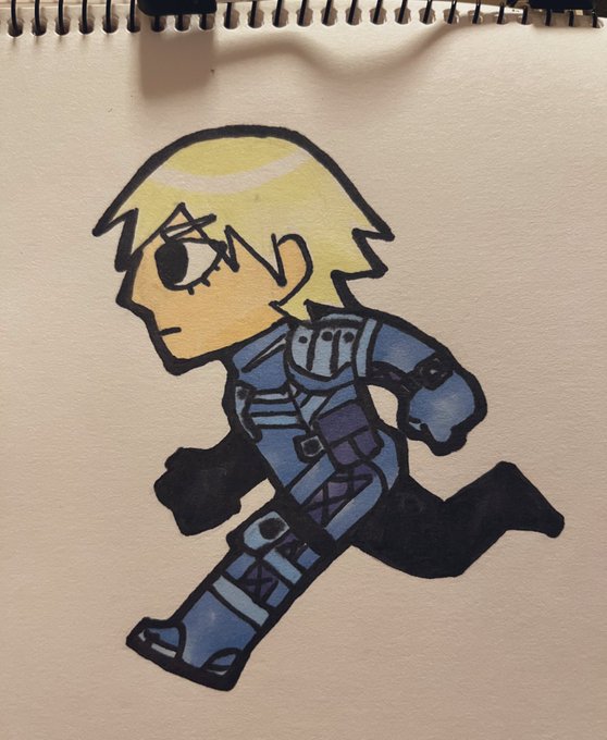 a lil sketchbook raiden, as a treat
