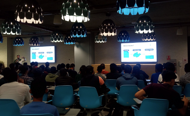 SohamR_7113's tweet photo. This marked my first experience speaking publicly, and I'll hold these moments close to my heart for a lifetime.
#OpenSource #DockerMeetup #CommunityBuilding #TechEnthusiasts #LFXMentorship #NetworkingOpportunity #Observability #TechCommunity https://t.co/uiiOJImXUc