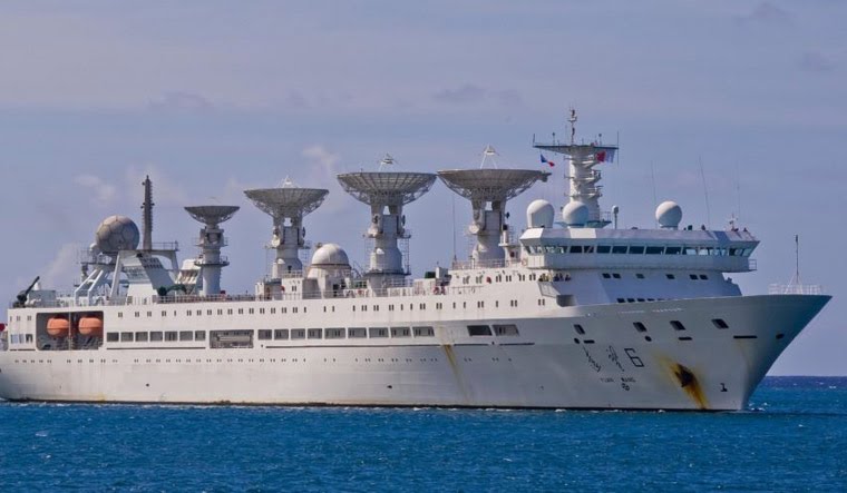 StratWolf_'s tweet photo. #China's spy ship is set to dock in the #Maldives in February.

The spy ship will collect important data regarding #Indian Navy's radar stations and facilities.
The data will also be shared with the #Pakistan Navy. https://t.co/aKcOEUQx1k