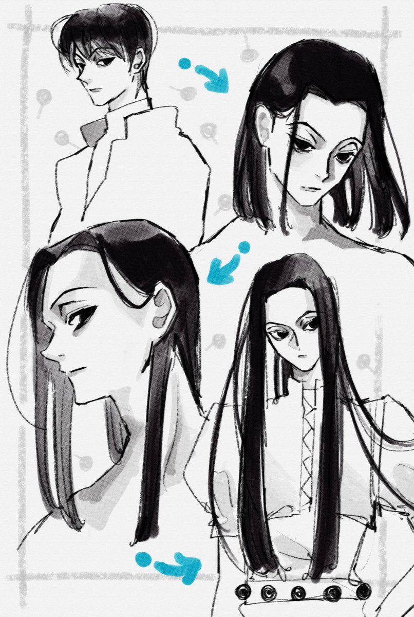 hakulo's tweet image. 📍の髪の毛