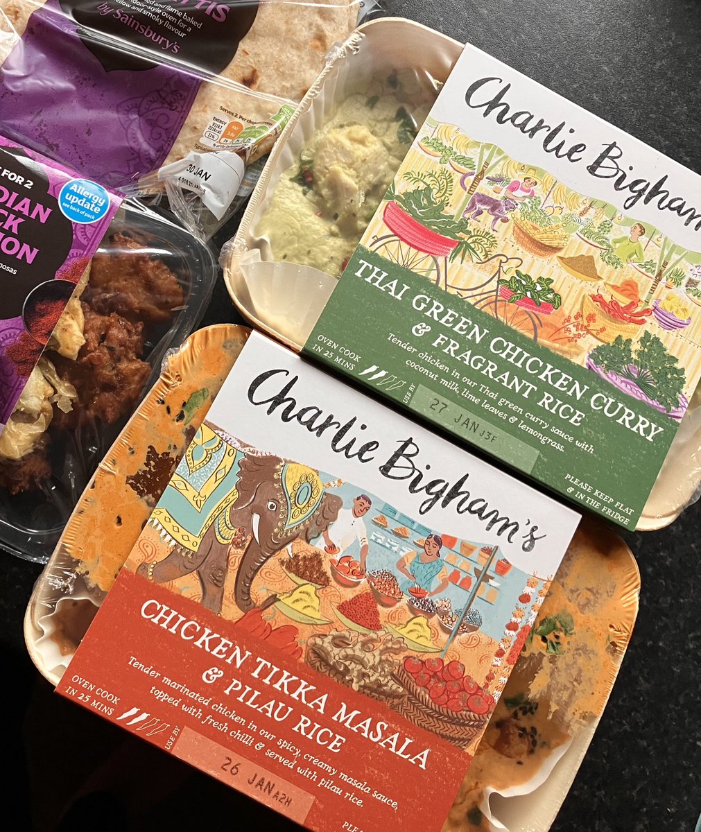 I decided to be lazy last night, I have to say @charliebighams curry’s are pretty amazing 🤩