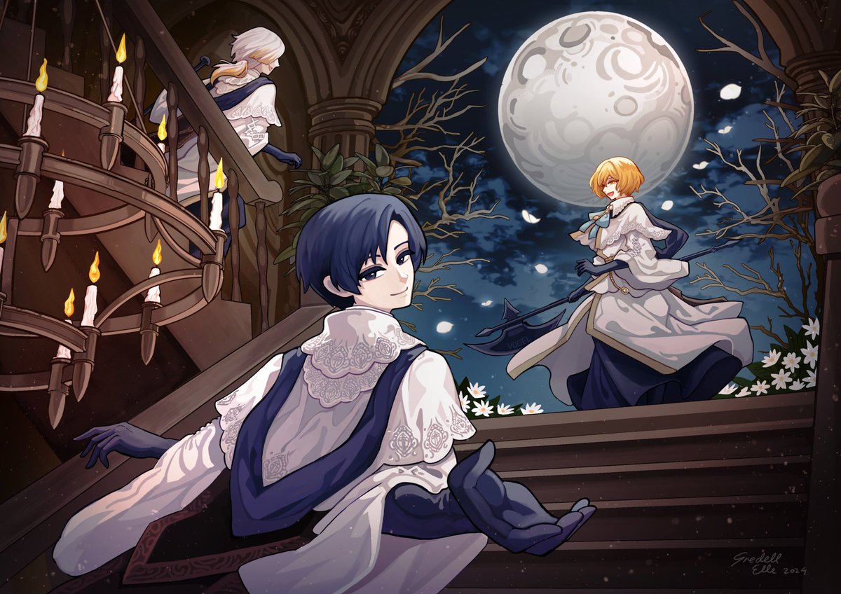 Gredell_Elle's tweet photo. Children of The Choir, " Let's leave this place! "
------------------------
Limbus company x Bloodborne https://t.co/CIrRyR16oP