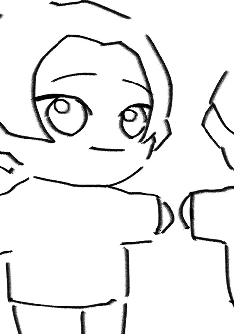 SDとか低頭身とかに関心ゼロでまったくかかないのにぬい絵だけはめっちゃかわいく描ける人じゃん 