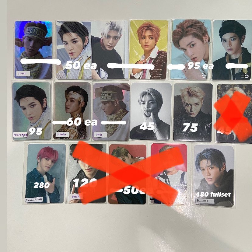 twinkleJisung's tweet photo. Update 엔시티 태용포카 양도 #jualyo

Wts pc TAEYONG nct 127 superm
INA, kalsel🌷
Shopee 🎀
Keep event dp 50% 🧸

🫧 yg titik merah fullset https://t.co/Hf00Wfb29H
