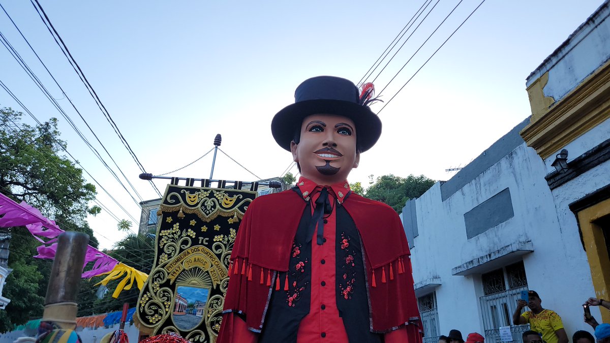 Ontem 20/01 Olinda ferveu com o Garoto do Amparo nas ladeiras