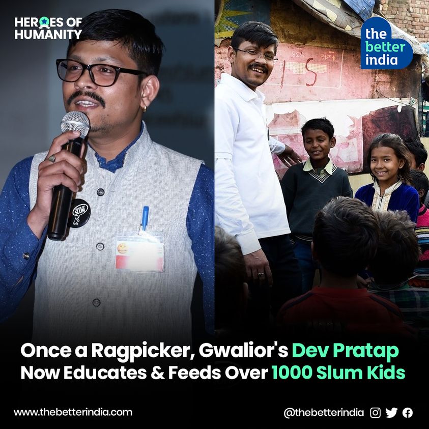 “From a child who was addicted to drugs, I became a restaurant manager earning Rs 45,000 per month. I want to teach these kids that this is possible. 

#HeroesOfHumanity #GoodDeeds #Education #Food #Gwalior #TheBetterIndia
