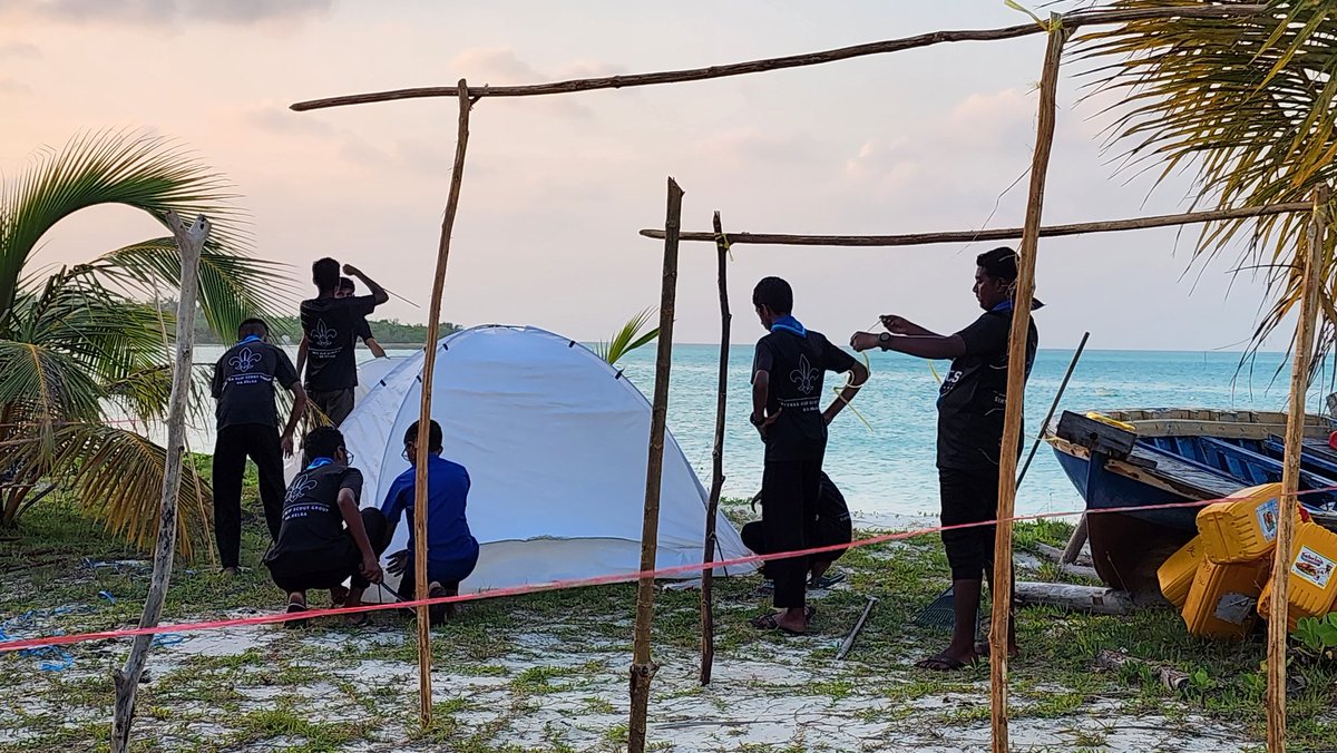 siskelaa's tweet photo. Scout annual camp at H.A Filladhoo.
@MoEdumv https://t.co/VWvcbMOppm