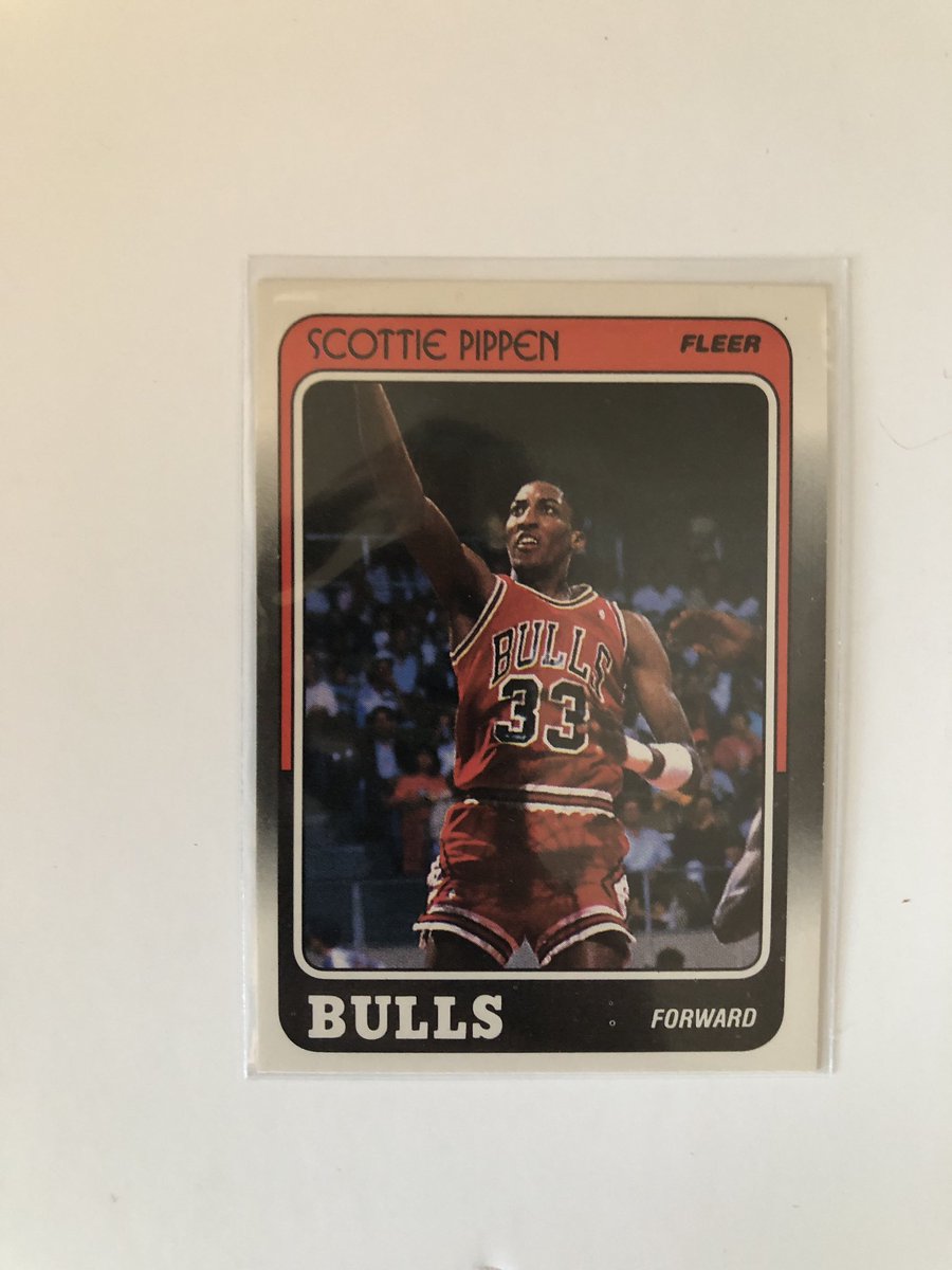 thatphotoguy007's tweet photo. Looking to sell or trade a collection of Scottie Pippen cards including his rookie. $60 shipped. Every card you see. If interested in trading I collect Ohtani, Y Alvarez, Griffey or cool modern vintage. https://t.co/OgiDipVNtJ