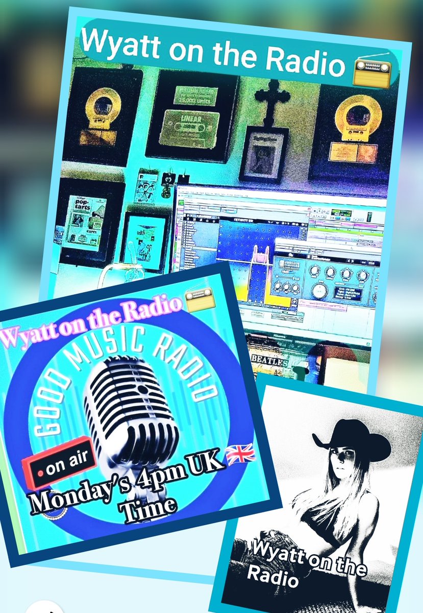 wyattpauley's tweet photo. @Goodmusicradio5 Tomorrow Wyatt on the Radio 📻
@luxthereal1 new "Sharon"
Debut & Description
#The2_19 Hey Carolina
@WIGzRADiO new " Hank Sister
@CranberryMerch2 new"Nerve
@CffordFord new
@BigCondoRecords #Charliee
"Lose my mind "
@theglassskies Honey @HelenCounts85 https://t.co/1safdQ49Qp