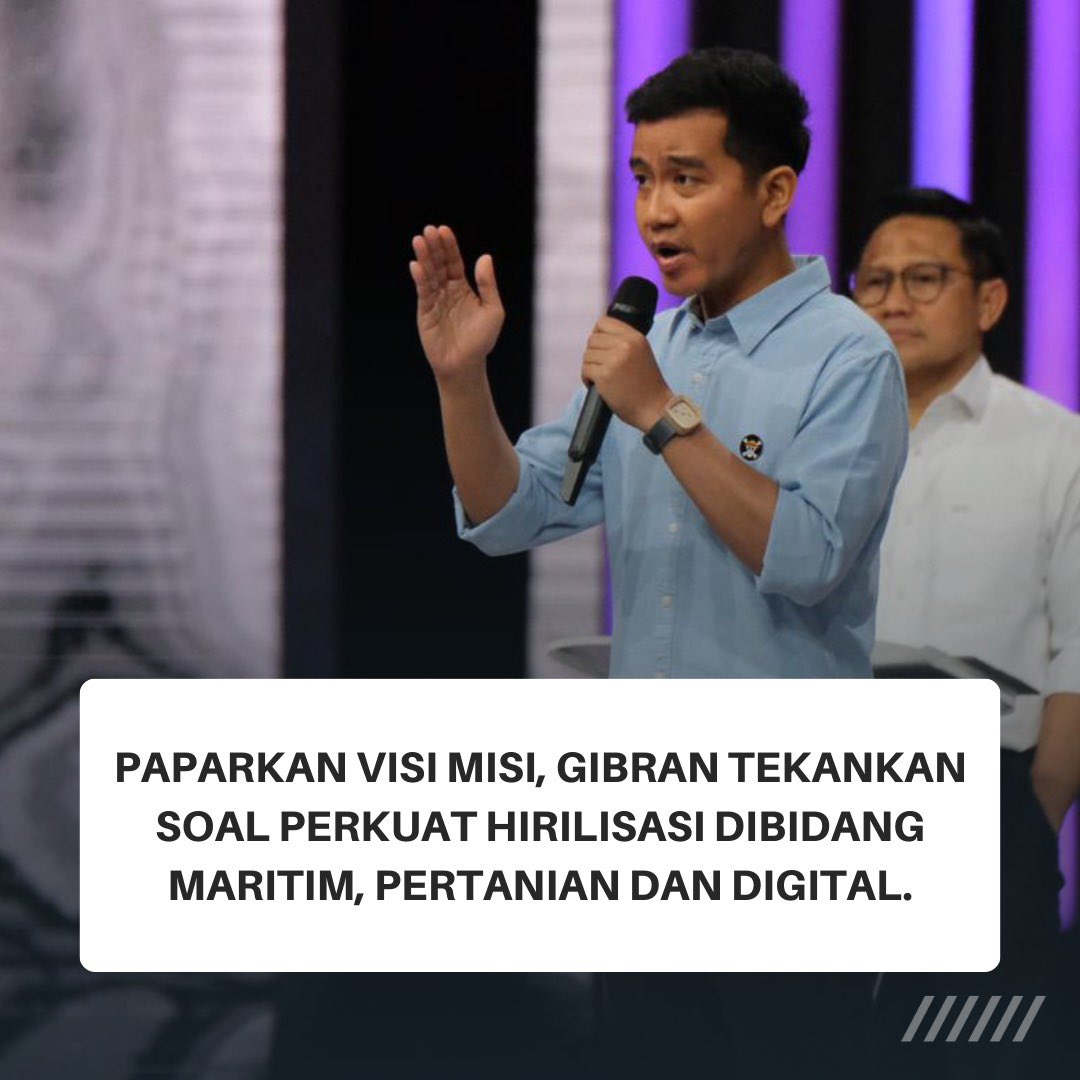 Hilirisasi di segala sektor😎

#PercayaGibran 
 #WaktunyaGibran
#GibranuntukAnakMuda #TergibranGibran