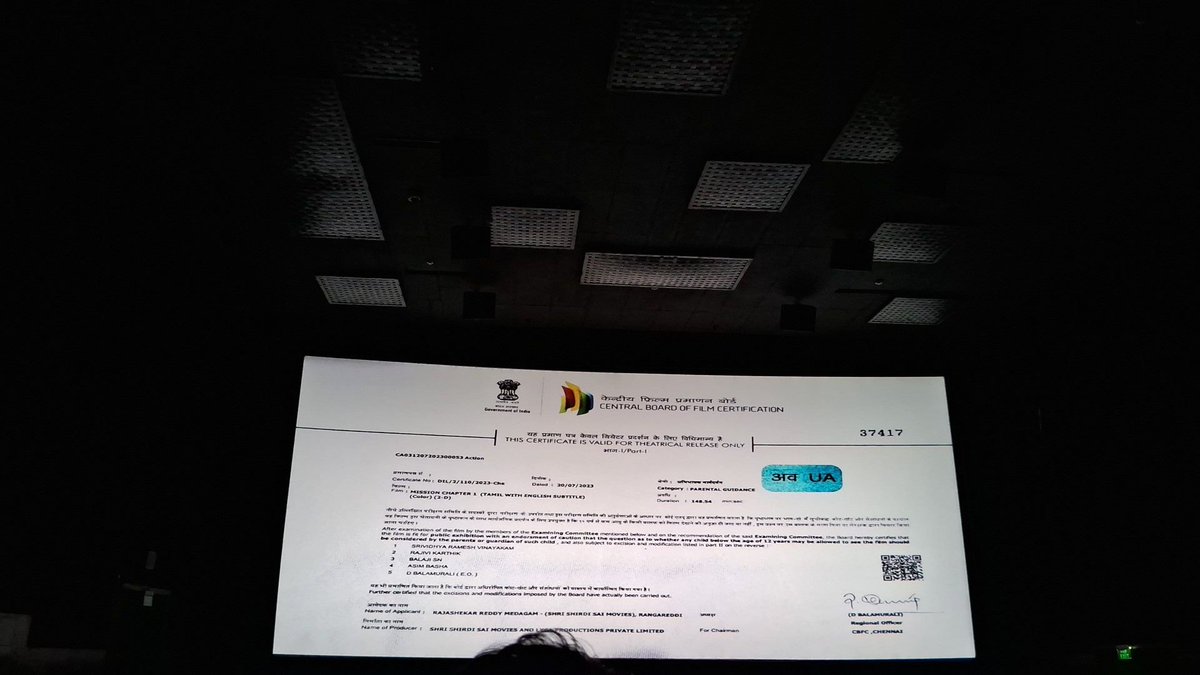 Prad3105's tweet image. #MissionChapter1 An amazing movie ✨️ @arunvijayno1 anna extraordinary action performance 🔥🔥🔥🔥
Enjoyed a lot with family ❤️
#PongalWinner