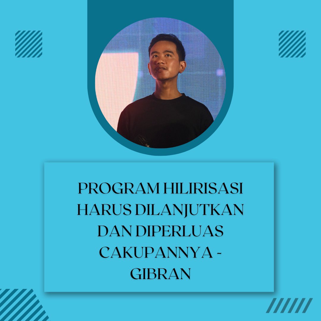 El Hilirisasi, El Samsul

#PercayaGibran  #WaktunyaGibran
#GibranuntukAnakMuda #TergibranGibran