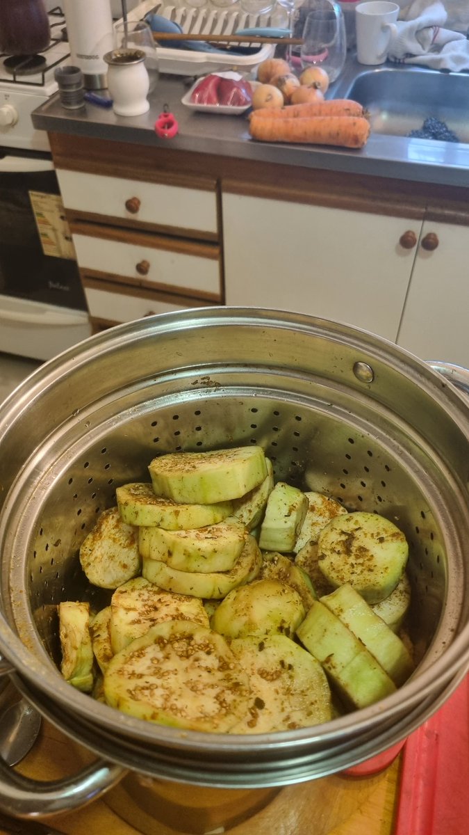 SCFCairo's tweet image. #EsteFinde @todonoticias Hablando de Berenjenas, todo listo para el escabeche! Después les cuento!!! 🤣