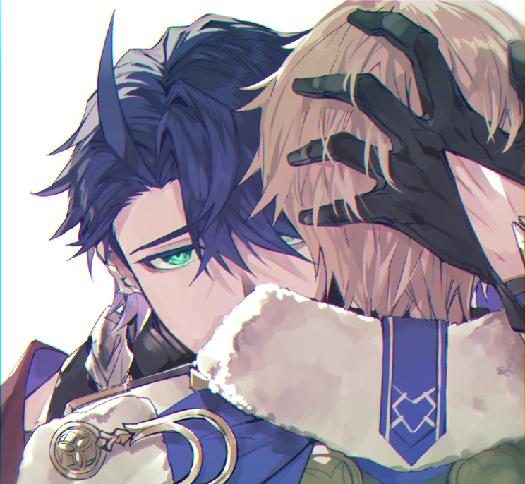サンジェパ💣🛡再掲05 #sampard 
💚💚green-eyed... 