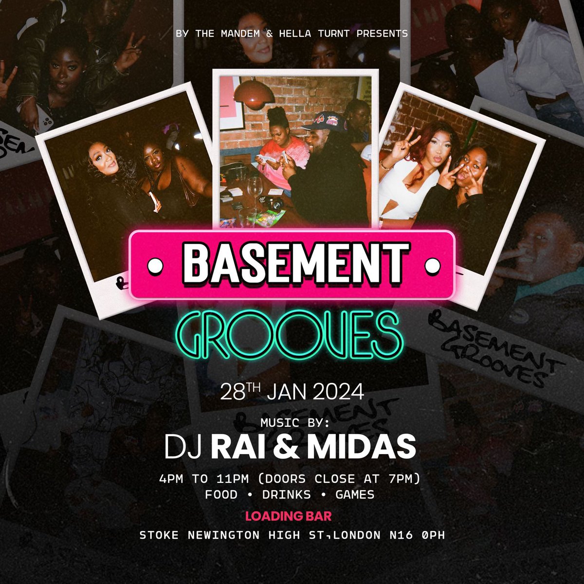 DelboyxTweets's tweet photo. ONE WEEK TILL WE RETURN TO THE BASEMENT FOR
#BASEMENTGROOVES
ULTIMATE SUNDAY FUNDAY!
GAMES, FOOD, DRINK AND MUSIC
Vibes controlled by @ItsDJMidas and @RaiTheDJ
FEW TICKETS REMAINING
https://t.co/7vwRwWTnea https://t.co/5KlP9ZQyAm