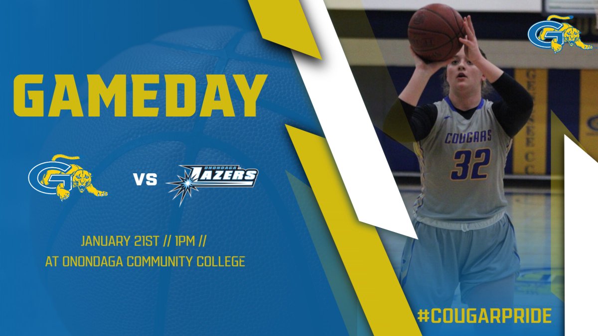 GAMEDAY! Women's Basketball travels to Onondaga Community College for a Sunday afternoon tip-off!
