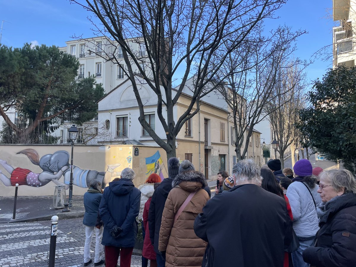 👏 Inauguration du musée virtuel de street-art réussie avec une cinquantaine de personnes présentes et deux groupes pour notre balade de présentation #art #Paris13 ☑️ Téléchargez l’application gratuite Détour (Apple Store ou Google Play) et (re) découvrez #ButteauxCailles !