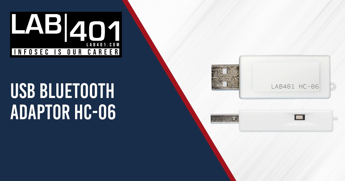 Lab_401's tweet image. 🚀 Need a Bluetooth upgrade? HC-06 is your plug-and-play solution for Proxmark 3 RDV4.01. l.lab401.com/40RxV 
#BluetoothAdapter #LAB401 #pentesting #adaptor #bluetooth #Proxmark #HC06 #RDV4.01