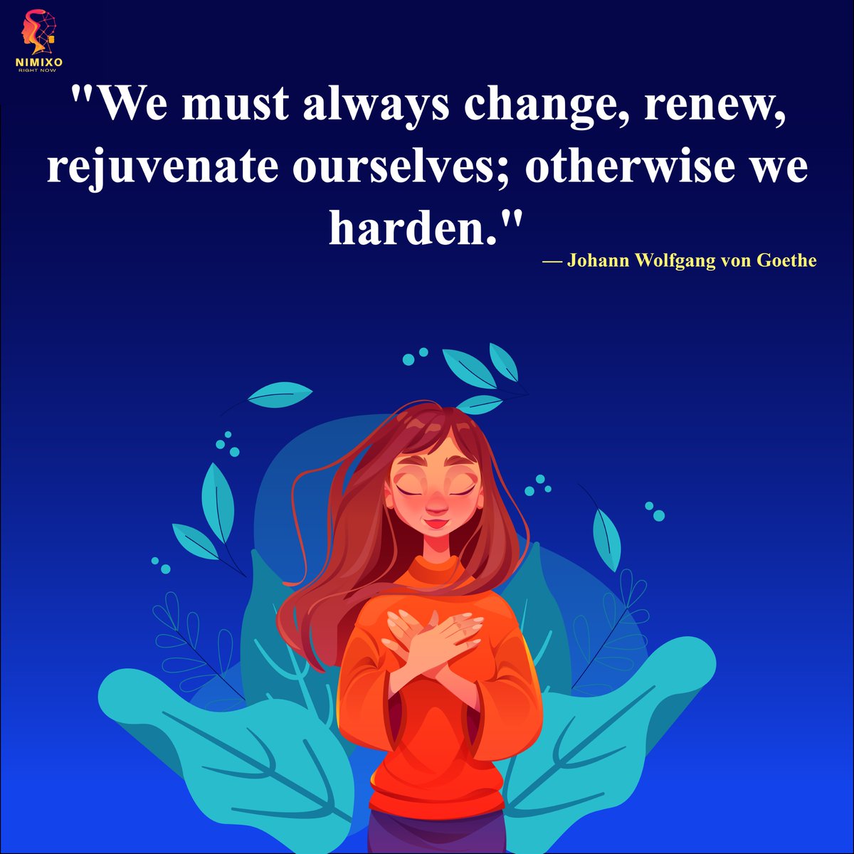 Breaking Free From Stagnancy: A Path To Self-Renewal

#EmbraceChange #personalgrowth #RenewYourself #DynamicLiving #liferenewal #Nimixo #motivation #motivationalquotes #MotivationBlowByBlow
Read More: nimixo.com/index.php/2024…