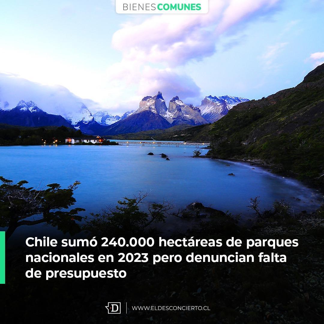 Durante el 2023, Chile creó 16 nuevas áreas protegidas. Sin embargo, lo anterior no se condice con el presupuesto que desde el Gobierno les asignaron para su mantenimiento y administración. 👉acortar.link/pf5GdT