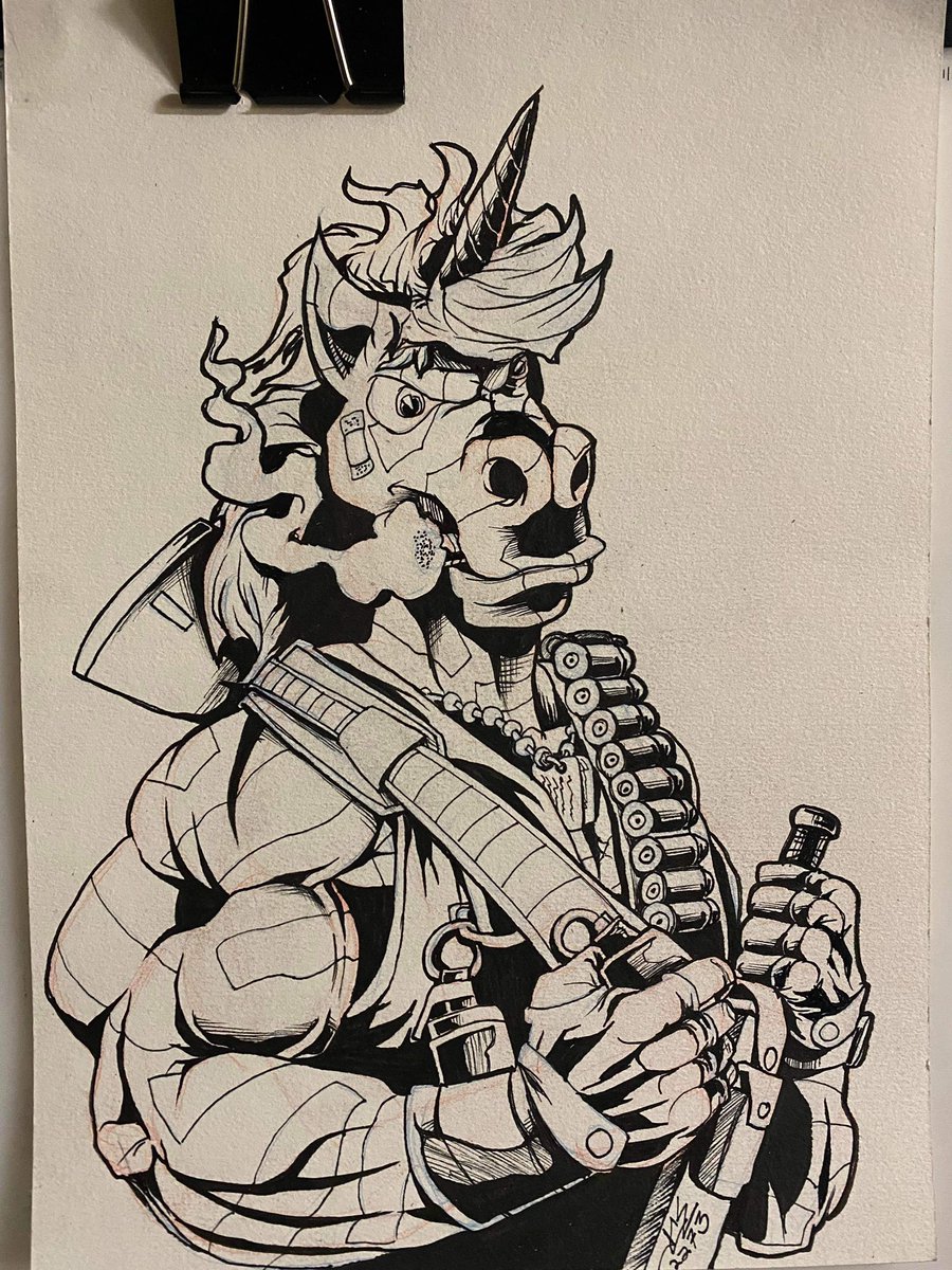 SeclusionStudio's tweet photo. @starmillion88 Here’s some old #WarCorns #fanart I did . #indiecomics are such great #comics. https://t.co/LCZ5ADePNU