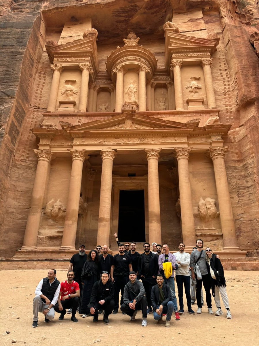 The iconic photo you know it’s coming! 😎😎 Our speakers and guests enjoyed a marvelous trip to Petra 🔥 🔥 #dcam24 #petra #iconic