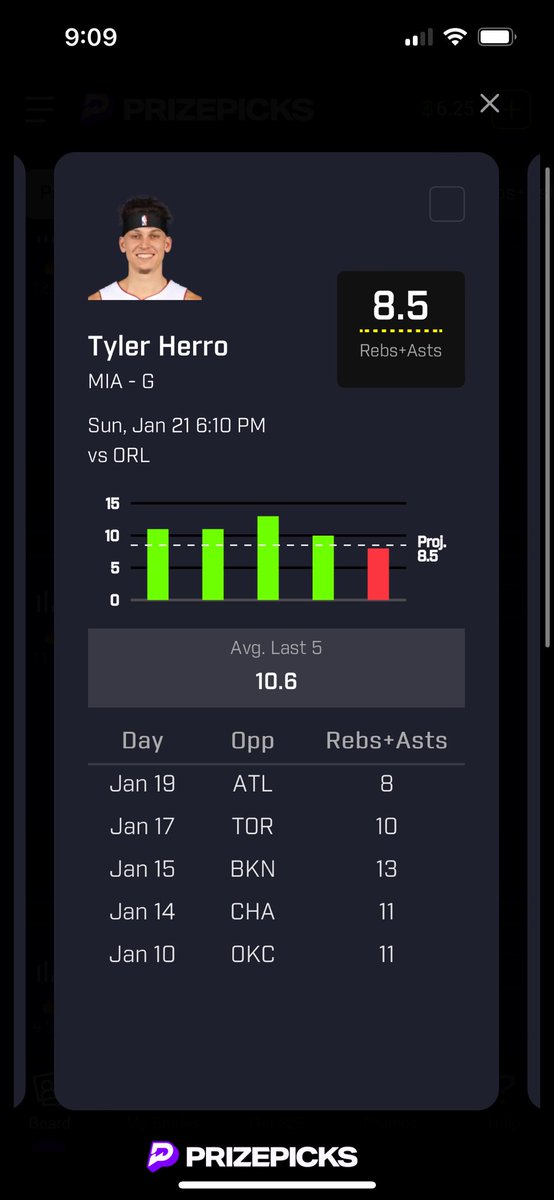 32glee_'s tweet photo. POTD TYLER HERRO O8.5 Reb+Ast #PrizePick #underdog #sportsbettingpicks #GamblingsTwitter #NBA #NFL # https://t.co/UD24mQeFg2
