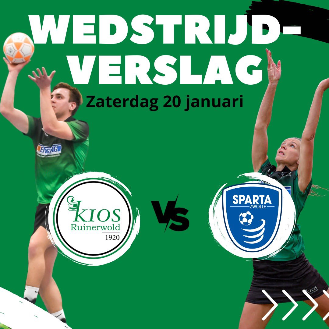 Alles of niets, aanhaken of afhaken, KIOS moest vandaag winnen van de ploeg uit Zwolle, die één plek en twee punten boven KIOS stond. 

kiosruinerwold.nl/strijdend-kios…