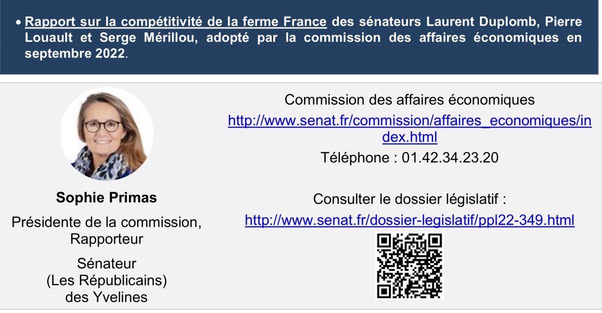 En Mai 2023, nous votions la Prop de loi pour un choc de Compétitivité de la Ferme France de nos collègues Duplomb/Louault/Merillou. Votée par la majorité…. Et si nous étions enfin écoutés ? #agriculture @FNSEA @GUEHERVILLE @rousseautrocy @Republicains_An @lesRep_Senat