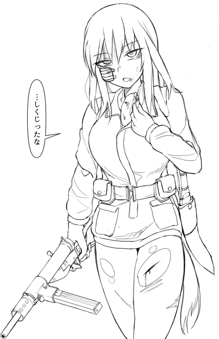 ビューリングWIP
ボロボロになってる良い女が描きたかった 