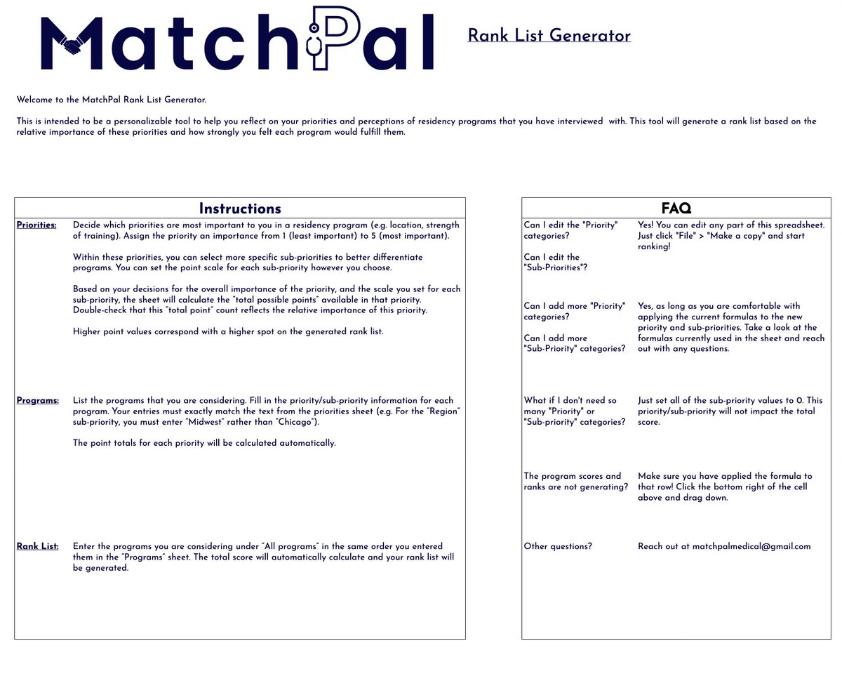 Matchpal Residency Advising tweet media