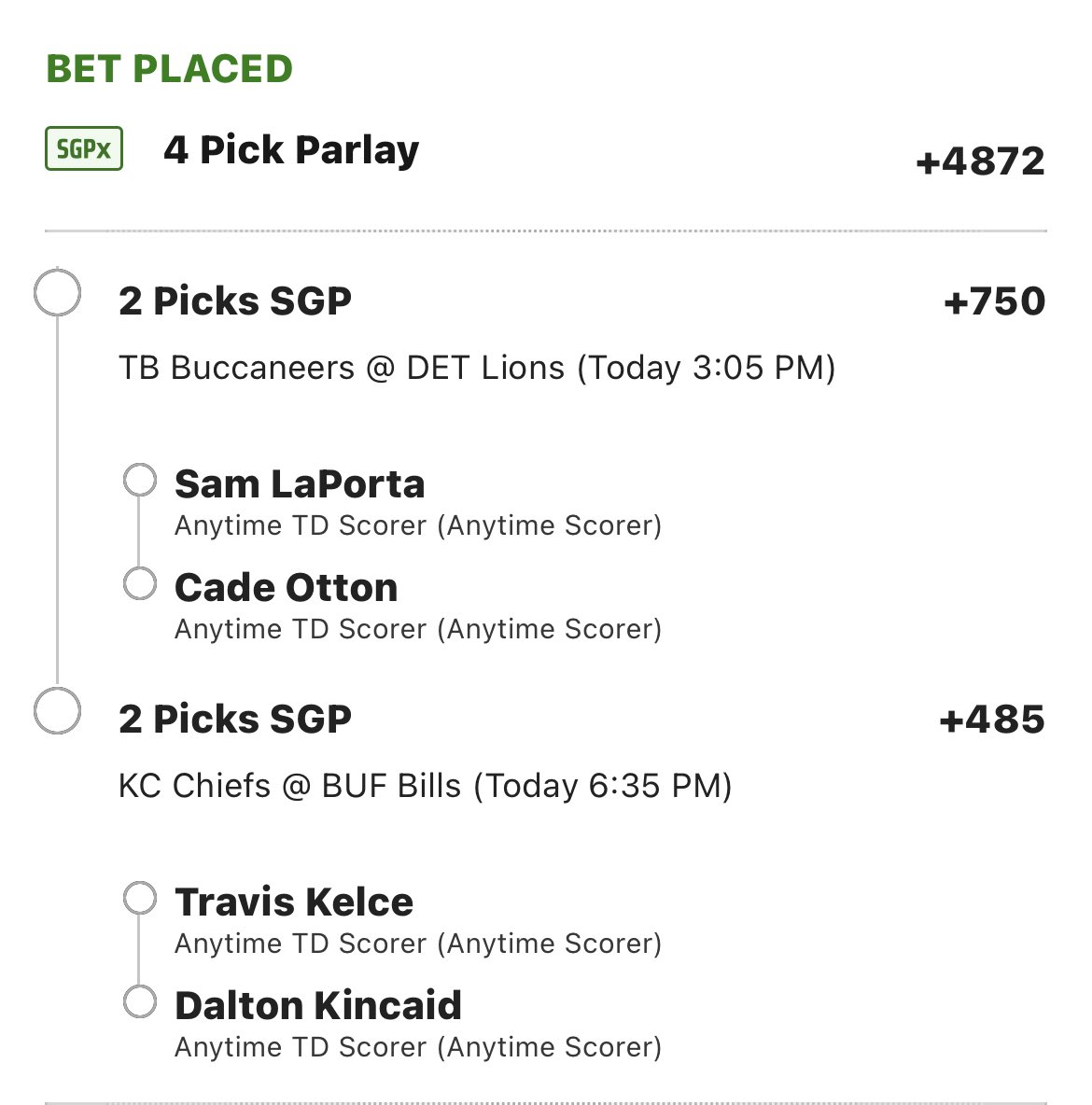 HoffProps's tweet image. Feels like a tight end day