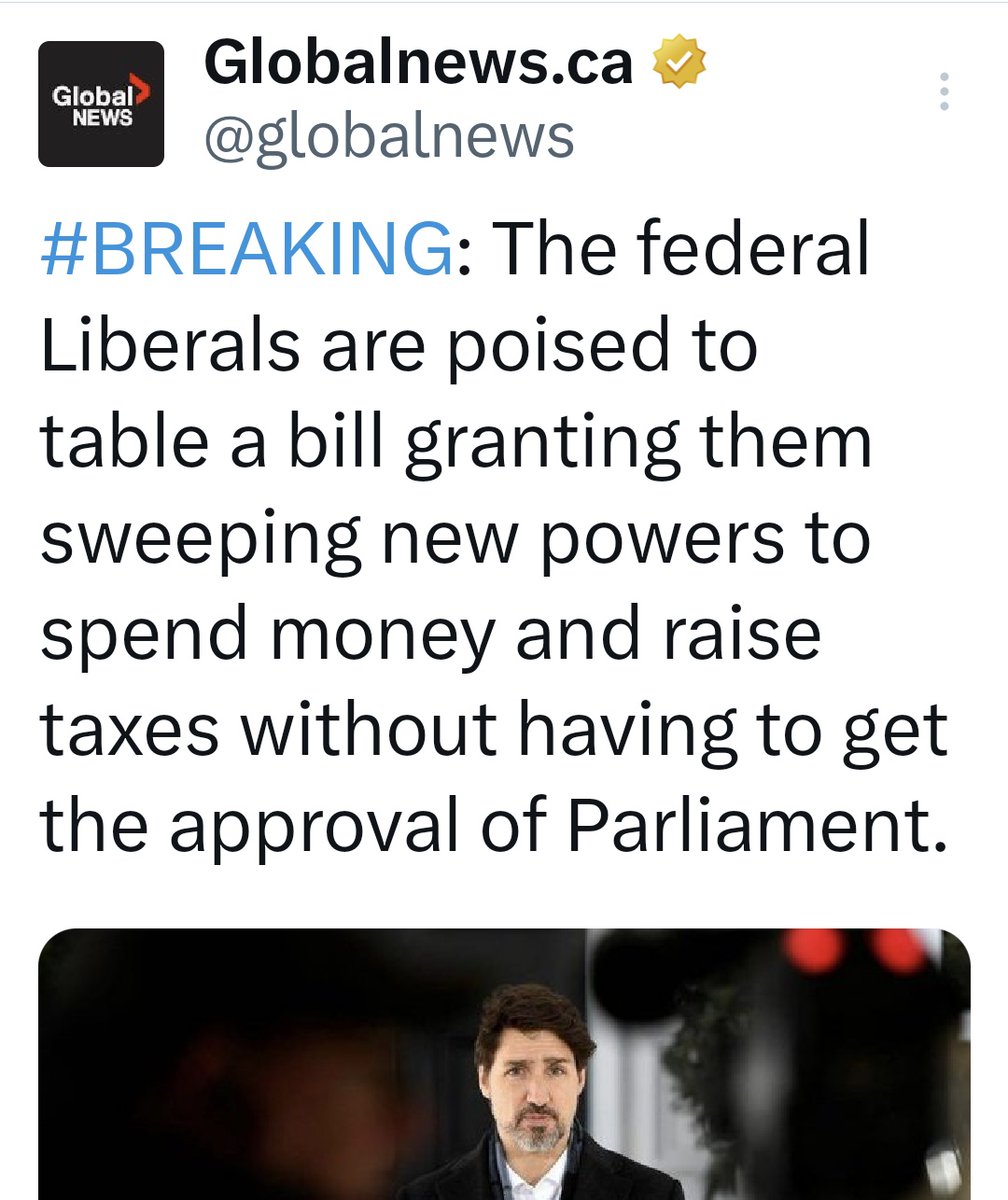 Remember during Covid TRUDEAU tried to give himself sweeping new powers that bypassed parliament?

But stupid Canadians (sorry) worry about American 'authoritarianism' 🙄

#TrudeauTheTyrant