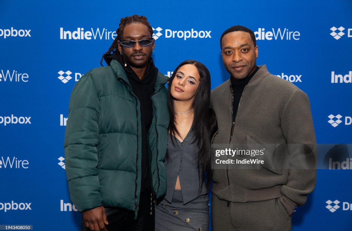 Camila Cabello, Jay Will and Chiwetel Ejiofor at the IndieWire Sundance  Studio., image size:1170x768