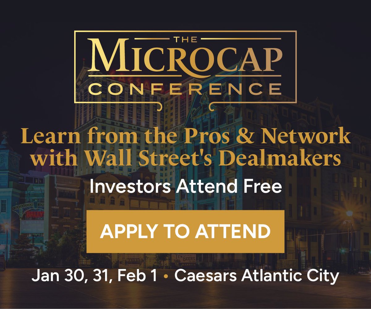 A great Symposium planned!  40+ Speakers and 29 Sessions

Full Program Here: themicrocapconference.com/program/

#TheMicrocapConference #InstitutionalInvestor #microcaps