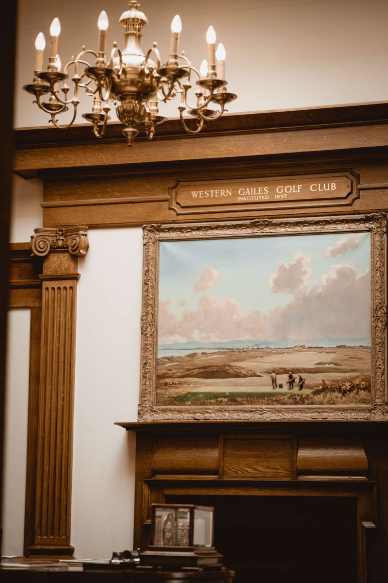 A few of the artifacts that adorn the clubhouse at Western Gailes Golf Club.