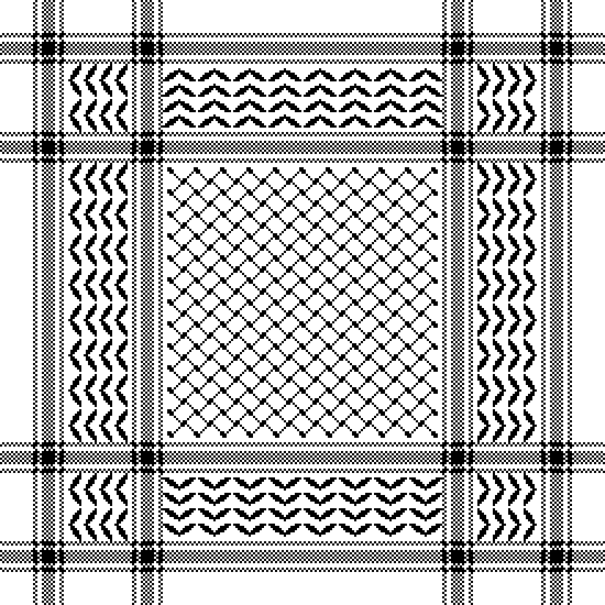 Pixel Keffiyeh for #Tez4Pal
OE @ 1 tez, open for 1 month

100% of the proceeds are directed to the fundraising wallet for <a href="/INARAorg/">INARA</a> to support humanitarian relief efforts in Gaza.
🔗👇🏻