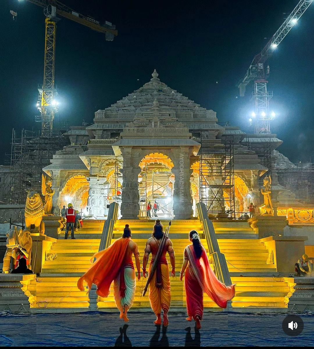 Sumit_S_Manhas's tweet photo. भगवान श्री राम के पुनः अयोध्या आगमन की ��ार्दिक शुभकामनाएं। 🎉
जय सिया राम।🙏 https://t.co/nnFGotlNk9