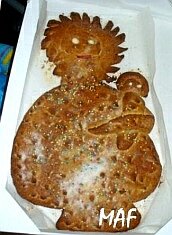 Ya vemos anunciada la fiesta a Virgen de la #Paz en #Algete que se celebra el 24 de enero, organizada por la Hermandad. 
En ordenanzas de 1695 (hace 329 años) ya se proponía poner paz y evitar riñas entre vecinos. 
Un elemento son las tradicionales tortas
director.io/cronistadealge…