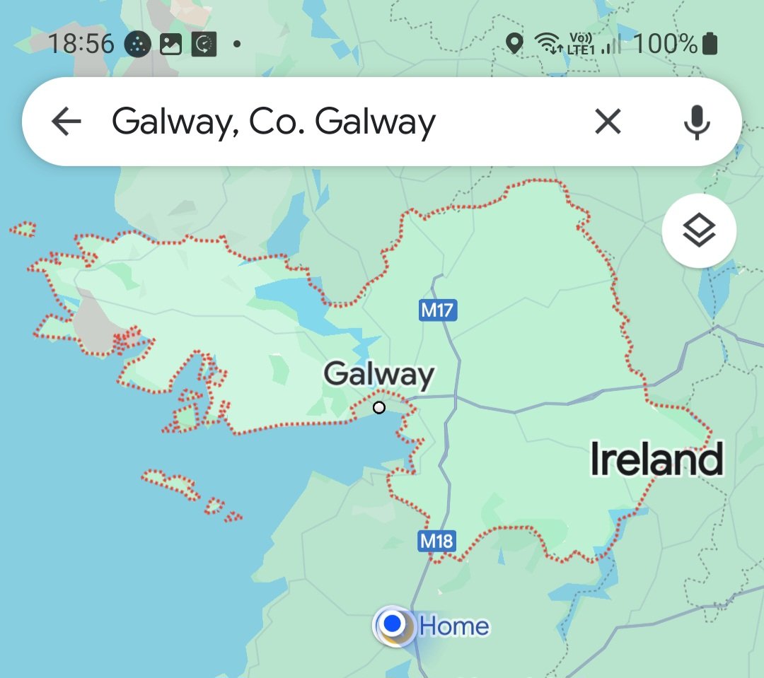 ciaranoraghalla's tweet photo. @MetEireann I'd say the Aran Islanders are wishing they were part of Clare this evening with the red alert in Galway https://t.co/J0rMraMFcQ