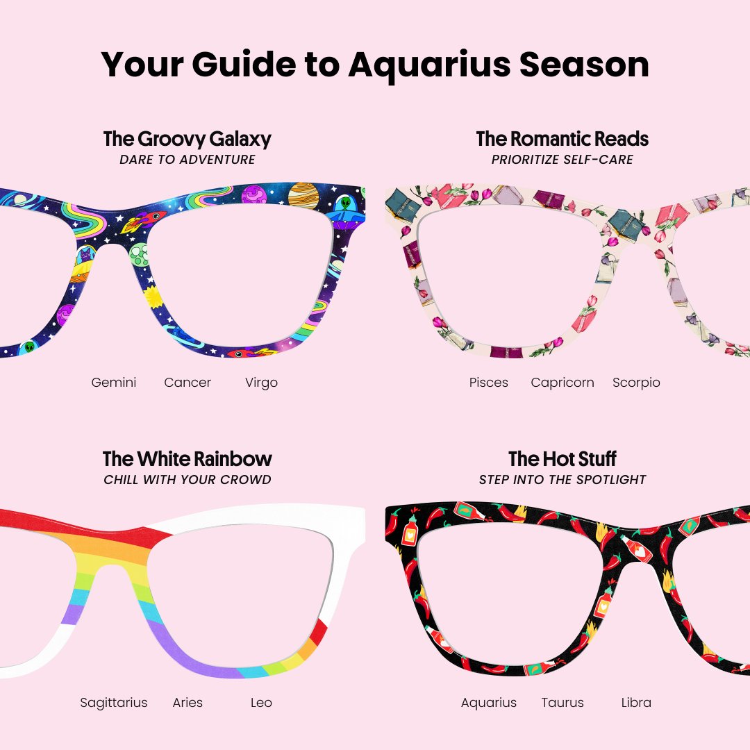 It’s Aquarius season♒ We’ve got some frame inspo for the days ahead and some words of wisdom, too!