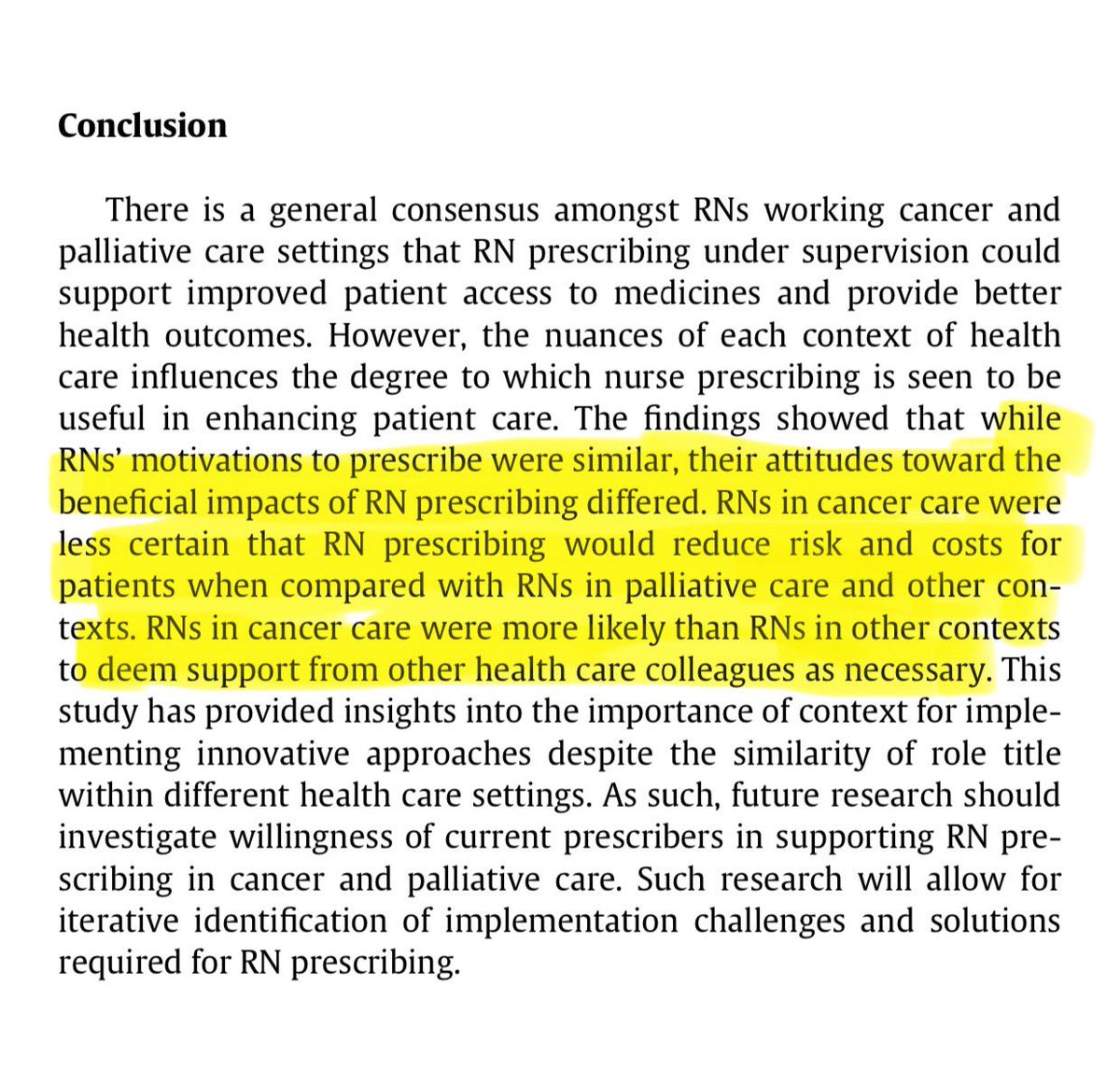 🚨🚨RNs (non-medical) #prescribing will happen in 🇦🇺 ! What do #cancer and #palliative care #nurses think re their readiness, their motivation, perception of support etc. 💊💊 Full text —> authors.elsevier.com/sd/article/S07… #Nurse #pallonc @Flinders @QUT @CHT_QUT @CDNMANZ