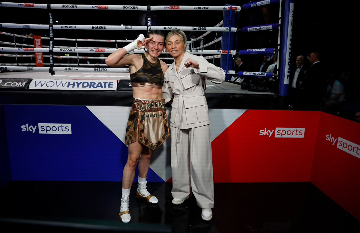 Proud as always, great tough fight last night which showed not only your skill but your grit and determination. These are the fights we love to be in. 
- 
Now a little rest, recharge and go again. 🫡💫