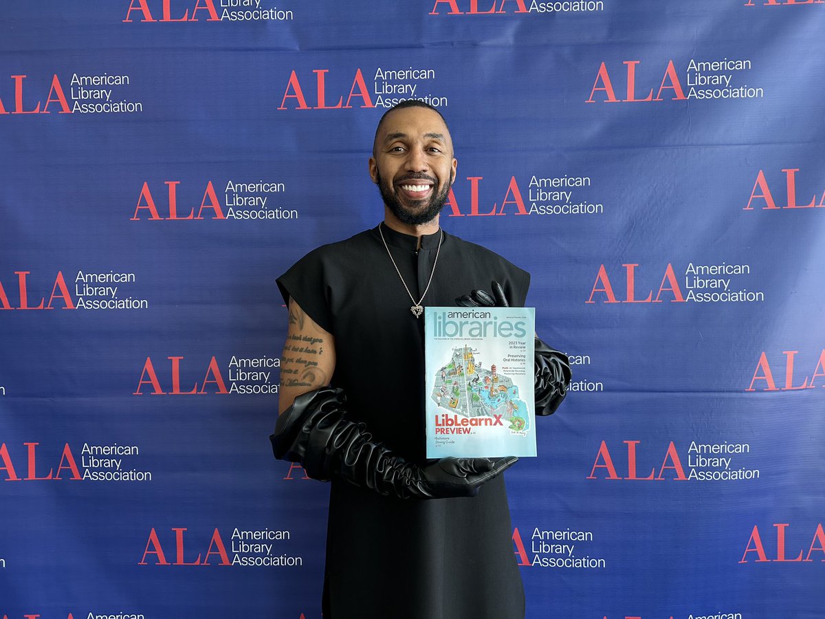 amlibraries's tweet image. American Libraries spoke with author @IamGMJohnson before their #LibLearnX24 talk today!