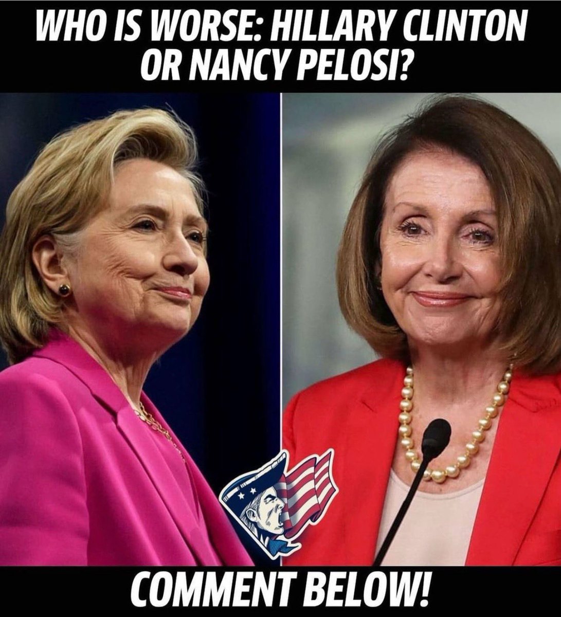 Two of the most Wicked women in America’s political history, who have used their political power to harm anyone in their way. Couldn’t tell which one of them is worse than the other. @Ilegvm ⚔️🌹⚔️ @V_Lady2024 🌹 @wman132 @TheGrayRider @2Glitz4U2 @HenryAguero4 @FFT1776…