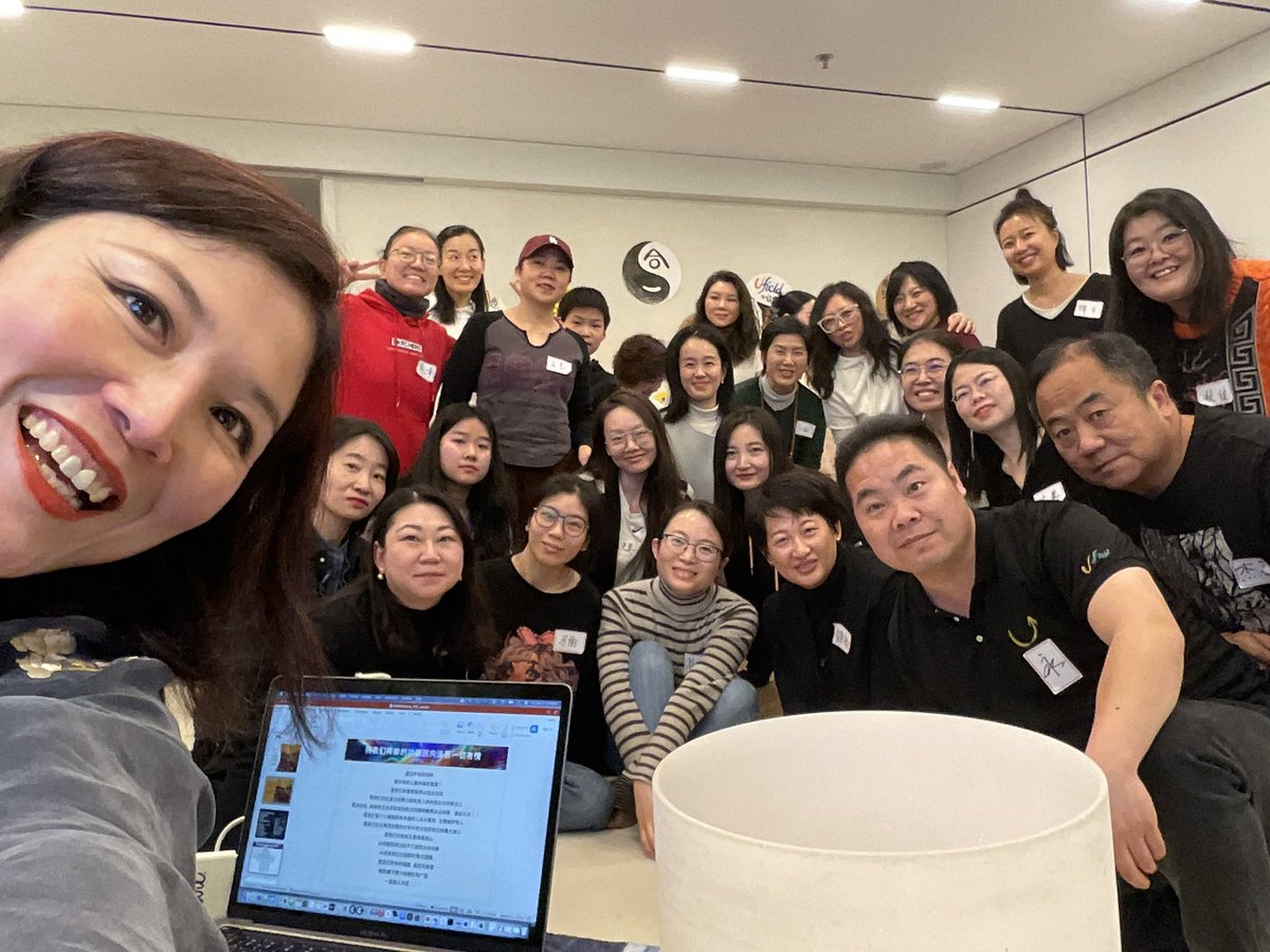 ceciliawuxiaoci's tweet image. It’s fun to #teach #Embodied #Sonic #Meditation #workshop to professionals and elites in #IT, #business, &amp; #entertainment industries in #Beijing! The 27 participants had a phenomenal #synergy. Looking forward to having more fun by introducing my #creative #research in #China!